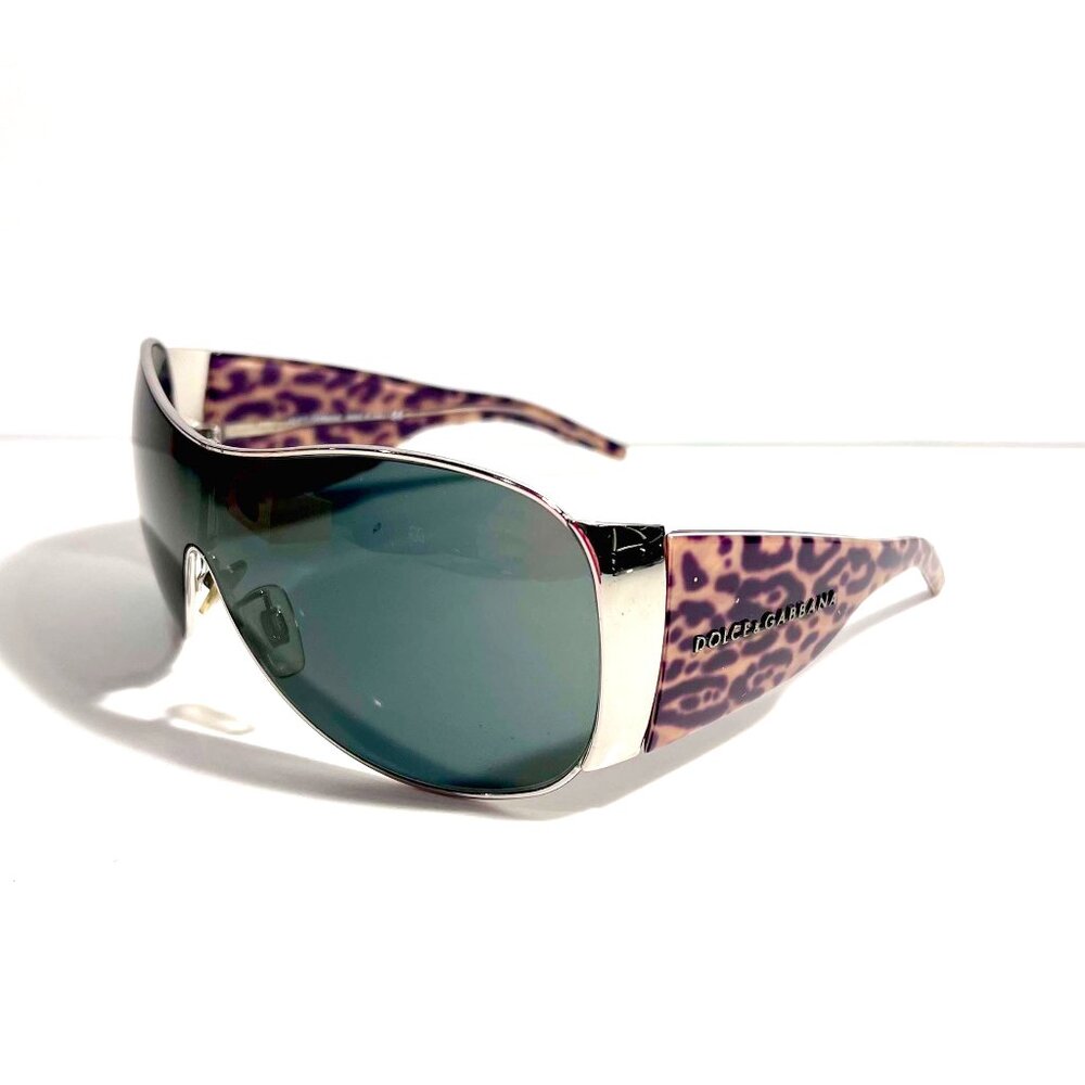 Dolce & Gabbana Purple and Silver Sunglasses